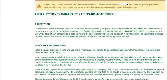 Academic Certification