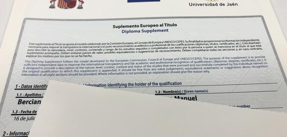 Imagen del documento Suplemento Europeo al Título
