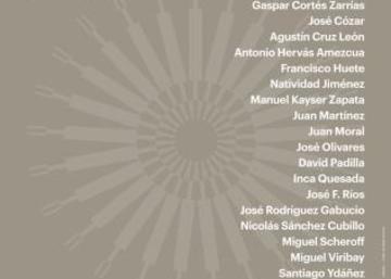 Cartel "Desde Jaén [25] Miradas" Exposición colectiva de artistas de Jaén