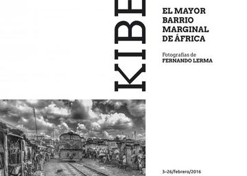 Cartel de la Exposición "Kibera. El mayor barrio marginal de África"