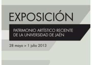 Cartel Exposición "Patrimonio Artístico reciente de la Universidad de Jaén"