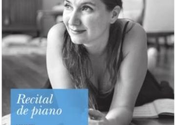 Cartel Recital de piano de Francesca Cardone el 5 de marzo en el Aula Magna