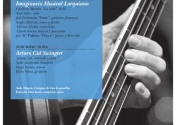 Cartel concierto de Jazz, de Arturo Cid Swingtet e Imaginario Musical Lorquiano
