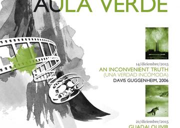 Cartel del ciclo de cine Aula Verde