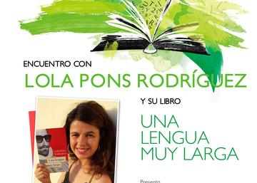 Encuentro con Lola Pons Rodríguez. Club de las Letras. UJAEN