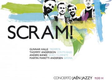 Cartel del  Club de JAZZ UJA: Scram!