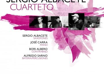 Cartel del concierto de Sergio Albacete Cuarteto