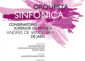 Cartel del Concierto de la Orquesta Sinfónica del Conservatorio Superior de Músi