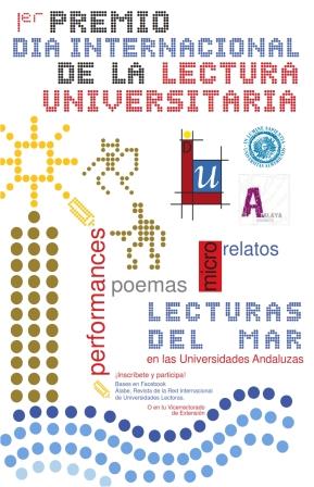 Cartel convocatoria I Premio Día Internacional de la Lectura Universitaria