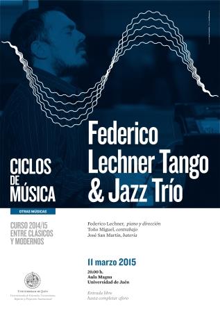 Cartel concierto de jazz del día 11 de marzo
