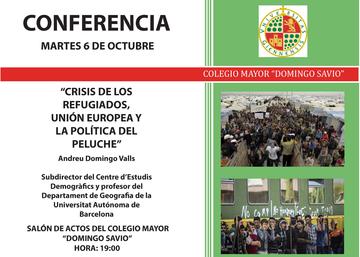 Conferencia "Crisis de los refugiados, Unión Europea y política del peluche"