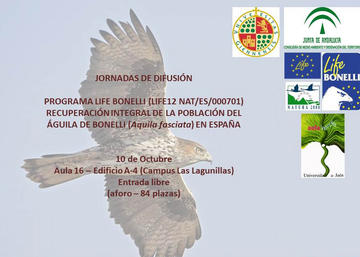 Información sobre las Jornadas de Difusión Programa Life Bonelli. Recuperación d