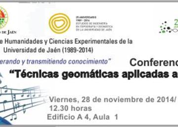 Conferencia "Técnicas geomáticas aplicadas  a las Ciencias Ambientales”