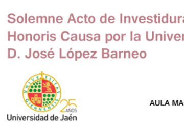 Solemne Acto de Investidura como Doctor Honoris Causa de José López Barneo