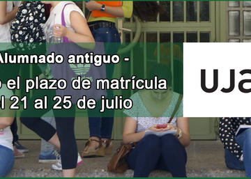 Banner de matrícula para alumnado antiguo