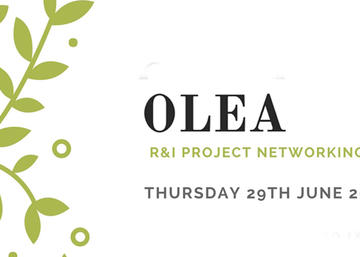 Cartel del networking 'Olea'.