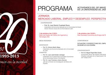 Cartel de las jornadas.
