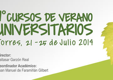 Cartel de los cursos.