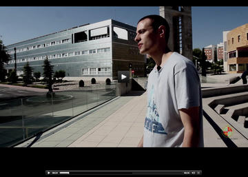 Imagen de vídeo institucional de la UJA en inglés