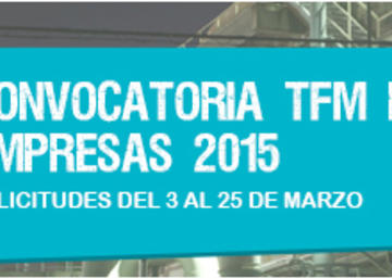 Convocatoria TFM en Empresas 2015 del ceiA3
