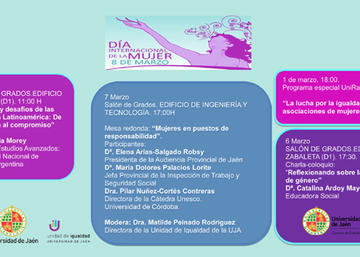 Actividades con motivo del Día Internacional de la Mujer