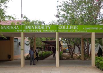 Imagen de la Garissa University College de Kenia.