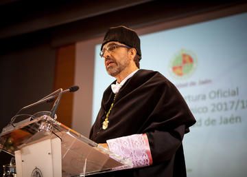 Intervención de Juan Gómez, Rector de la UJA.