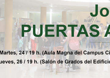 Banner Jornada de Puertas Abiertas UJA 2018.