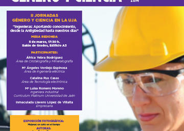 Información sobre las II Jornadas Género y Ciencia, en la UJA