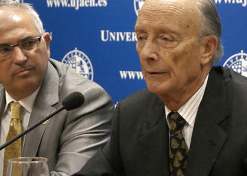 Imagen del Rector de la UJA y Luis Vañó