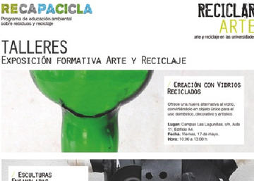 Información de los talleres del programa RECAPACICLA