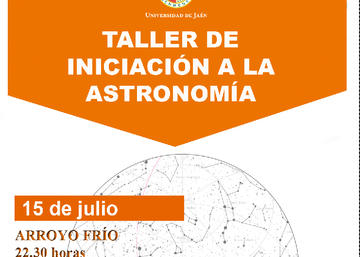 Información sobre el Taller de Iniciación a la Astronomía en Arroyo Frío