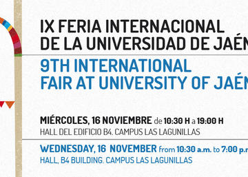 Cartel de la IX Feria Internacional de la UJA