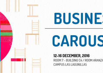 Banner del encuentro internacional con empresas de la provincia