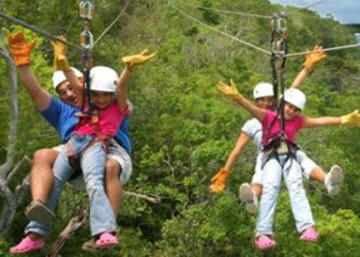 Actividad de tirolina.