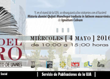 Banner Día del Libro en Linares.