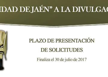 Banner del VII Premio 'Universidad de Jaén' de Divulgación Científica