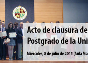 Banner Clausura del Curso de Postgrado de la UJA