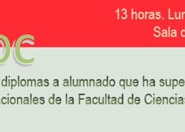 Banner de la entrega de diplomas.