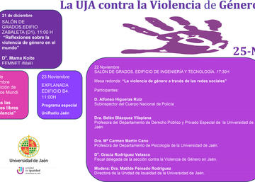 Cartel de las actividades.