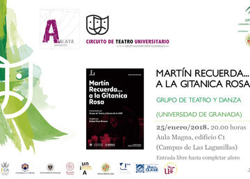 El Grupo de Teatro de la UGR pone en escena 'Martín Recuerda...a la gitanica ros