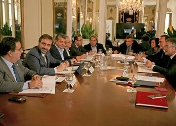 Reunión de los Rectores celebrada en la Universidad de Cádiz.