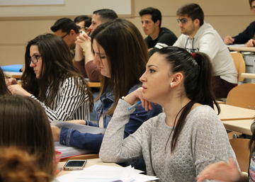 Estudiantes, en la UJA.