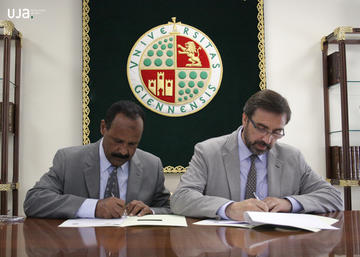 Firma del convenio.