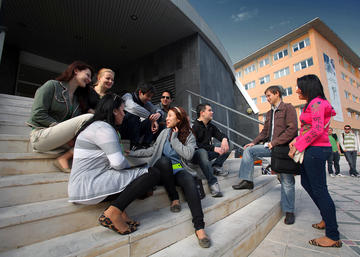 Estudiantes extranjeros en la UJA.