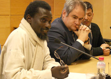 Ismael Diadié, en una anterior visita a la UJA.