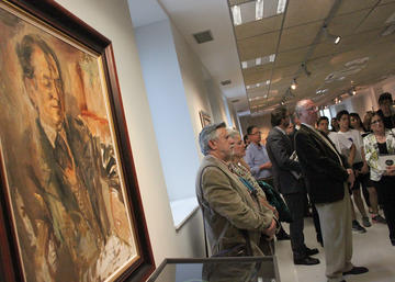 Imagen de la exposición sobre Cesáreo Rodríguez-Aguilera.