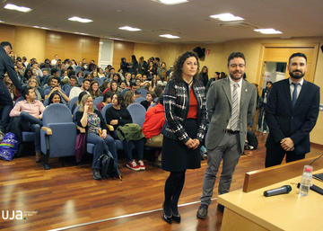 Acto de recepción de alumnado extranjero del segundo semestre.