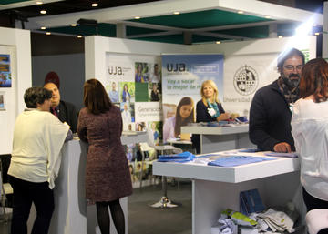 Stand de las universidades públicas de Andalucía.