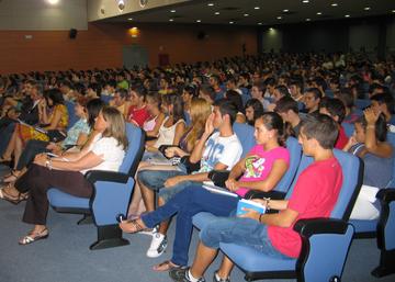 Jornada de recepción del pasado curso.